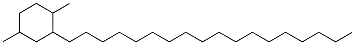 CAS 登录号：55282-02-5， 1,4-二甲基-2-十八烷基环己烷