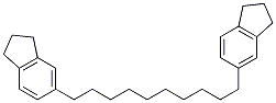 CAS 登录号：55282-70-7， 5,5'-(1,10-癸烷二基)二(2,3-二氢-1H-茚)