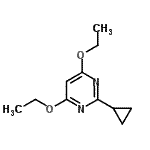 CAS#: 552881-09-1, 2-Cyclopropyl-4,6-Diethoxypyrimidine