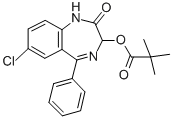 CAS 登录号：55299-10-0， 匹伏西泮