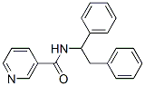 CAS#: 553-06-0, N-(1,2-Diphenylethyl)Nicotinamide
