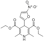 CAS#: 55315-49-6, 1,4-Dihydro-2,6-Dimethyl-4-(5-Nitro-2-Furyl)-3,5-Pyridinedicarboxylic Acid Diethyl Ester