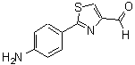 CAS#: 55327-25-8, 2-(4-Aminophenyl)-1,3-Thiazole-4-Carbaldehyde