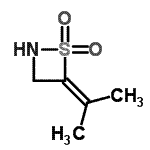 CAS#: 553663-92-6, 4-Isopropylidene-1,2-Thiazetidine 1,1-Dioxide