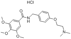 CAS#: 554-92-7, N-(4-(2-(Dimethylamino)ethoxy)benzyl)-3,4,5-trimethoxybenzamide hydrochloride