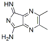 CAS 登录号：55408-62-3， 1-亚氨基-5,6-二甲基-1H-吡咯并[3,4-b]吡嗪-3-胺