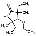 CAS 登录号：554409-13-1， 1-乙氧基-2,5-二乙基-2,5-二甲基-4-咪唑烷酮