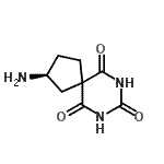 CAS 登录号：554451-09-1， (2S)-2-氨基-7,9-二氮杂螺[4.5]癸烷-6,8,10-三酮