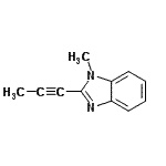 CAS#: 55476-11-4, 1-Methyl-2-(1-Propyn-1-Yl)-1H-Benzimidazole