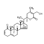 CAS 登录号：55483-04-0， (22R)-17,27-二羟基-22,26-环氧麦角甾-2,5,14,24-四烯-1,26-二酮