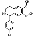 CAS#: 55507-15-8, 1-(4-Chlorophenyl)-6,7-Dimethoxy-1,2,3,4-Tetrahydroisoquinoline