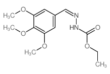 CAS 登录号：55508-76-4， N'-(3,4,5-三甲氧基苄亚基)肼基甲酸乙酯