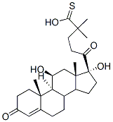 CAS#: 55560-96-8, S-[11beta,17-Dihydroxypregn-4-Ene-3,20-Dione] 21-(Thiopivalate)