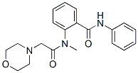 CAS 登录号：55707-69-2， 2-(N-甲基-2-吗啉基乙酰氨基)-N-苯基苯甲酰胺