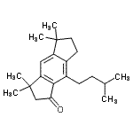 CAS#: 55712-64-6, 3,3,5,5-Tetramethyl-8-(3-Methylbutyl)-3,5,6,7-Tetrahydro-S-Indacen-1(2H)-One