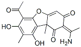 CAS 登录号：55721-24-9， 6-乙酰基-2-(1-氨基亚乙基)-7,9-二羟基-8,9b-二甲基-1,3(2H,9bH)-二苯并呋喃二酮