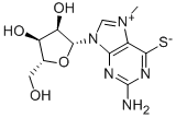CAS 登录号：55727-10-1， 7-甲基-6-硫代鸟苷