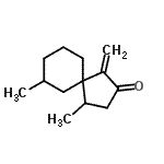 CAS#: 557785-34-9, 4,7-Dimethyl-1-Methylenespiro[4.5]Decan-2-One