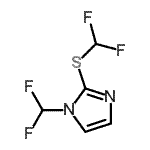 CAS#: 557788-26-8, 1-(Difluoromethyl)-2-[(Difluoromethyl)Sulfanyl]-1H-Imidazole