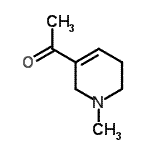 CAS#: 55806-53-6, 1-(1-Methyl-1,2,5,6-Tetrahydro-3-Pyridinyl)Ethanone