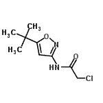 CAS 登录号：55809-27-3， 2-氯-N-[5-(2-甲基-2-丙基)-1,2-恶唑-3-基]乙酰胺