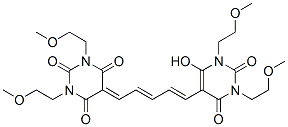 CAS#: 55894-21-8, 1,3-Bis(2-Methoxyethyl)-5-[5-[[1,2,3,4-Tetrahydro-6-Hydroxy-1,3-Bis(2-Methoxyethyl)-2,4-Dioxopyrimidin]-5-Yl]-2,4-Pentadienylidene]-2,4,6(1H,3H,5H)-Pyrimidinetrione