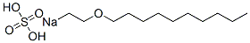 CAS 登录号：55901-67-2， 硫酸 2-(癸基氧基)乙基酯钠盐