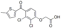CAS 登录号：55901-70-7， 2,3-二氯-4-(5-甲基-2-噻吩甲酰基)苯氧基乙酸