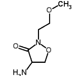 CAS 登录号：559208-60-5， 4-氨基-2-(2-甲氧基乙基)-1,2-恶唑烷-3-酮
