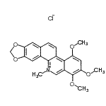 CAS#: 55950-32-8, 1,2,4-Trimethoxy-12-Methyl[1,3]Benzodioxolo[5,6-c]Phenanthridin-12-Ium Chloride