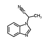 CAS 登录号：55982-94-0， 2-(1H-苯并咪唑-1-基)丙腈
