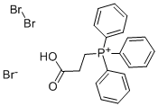 CAS 登录号：55985-85-8， (2-羧基乙基)三苯基鏻三溴化物