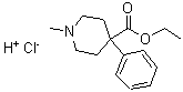 CAS 登录号：55989-09-8， 哌替啶盐酸盐