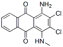 CAS#: 55990-21-1, 1-Amino-2,3-Dichloro-4-(Methylamino)-9,10-Anthracenedione