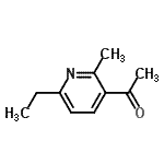 CAS#: 56059-77-9, 1-(6-Ethyl-2-Methyl-3-Pyridinyl)Ethanone