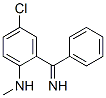 CAS 登录号：5606-40-6， 2-(甲基氨基)-5-氯二苯甲酮亚胺