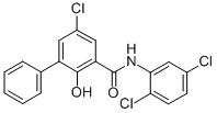 CAS#: 5607-54-5, 5-Chloro-N-(2,5-Dichlorophenyl)-2-Hydroxy-(1,1'-Biphenyl)-3-Carboxamide