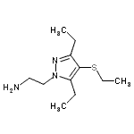 CAS 登录号：561034-28-4， 2-[3,5-二乙基-4-(乙硫基)-1H-吡唑-1-基]乙胺