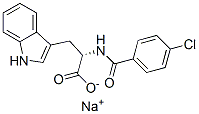CAS#: 56116-64-4, Sodium N-(4-Chlorobenzoyl)-L-Tryptophanate
