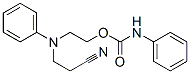 CAS 登录号：56149-94-1， 2-((2-氰基乙基)(苯基)氨基)乙基苯基氨基甲酸酯
