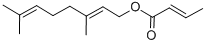CAS#: 56172-46-4, 2-Butenoic Acid (2E)-3,7-Dimethyl-2,6-Octadien-1-Yl Ester