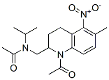 CAS#: 56181-75-0, N-[(1-Acetyl-1,2,3,4-Tetrahydro-6-Methyl-5-Nitro-2-Quinolyl)Methyl]-N-(1-Methylethyl)Acetamide