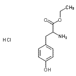 CAS 登录号：5619-08-9， 乙基酪氨酸酯盐酸盐(1:1)