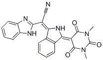 CAS#: 56195-25-6, alpha-[2,3-Dihydro-3-(Tetrahydro-1,3-Dimethyl-2,4,6-Trioxo-5(2H)-Pyrimidinylidene)-1H-Isoindol-1-Ylidene]-1H-Benzimidazole-2-Acetonitrile