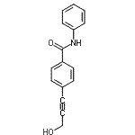 CAS#: 562103-29-1, 4-(3-Hydroxy-1-Propyn-1-Yl)-N-Phenylbenzamide