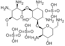 CAS#: 56276-26-7, 6-O-(2,3-Diamino-4-O-Methyl-2,3-Dideoxy-alpha-D-Xylopyranosyl)-4-O-(2,6-Diamino-2,4,6-Trideoxy-alpha-D-Xylo-Hexopyranosyl)-2-Deoxy-D-Streptamine
