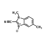 CAS 登录号：56313-95-2， 1,5-二甲基-1H-苯并咪唑-2-甲腈3-氧化物
