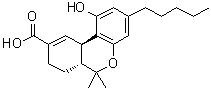CAS#: 56354-06-4, (6aR,10aR)-3-amyl-1-hydroxy-6,6-dimethyl-6a,7,8,10a-tetrahydrobenzo[c]chromene-9-carboxylic acid