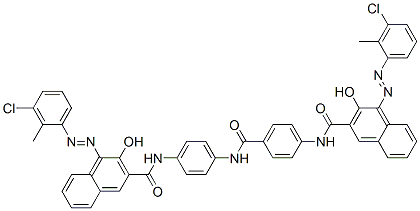 CAS#: 56418-72-5, 4-[(3-Chloro-2-Methylphenyl)Azo]-N-[4-[[[4-[[[4-[(3-Chloro-2-Methylphenyl)Azo]-3-Hydroxy-2-Naphthyl]Carbonyl]Amino]Phenyl]Amino]Carbonyl]Phenyl]-3-Hydroxynaphthalene-2-Carboxamide