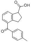 CAS 登录号：56461-34-8， 4-(4-甲基苯甲酰)-1-茚满羧酸